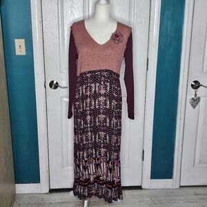Handmade Upcycled Boho Dress Medium-Large
